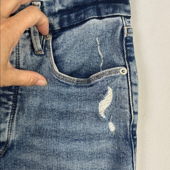 Good American Good Curve Exposed Button High Rise Straight Leg Jean Stretch 6/28 - Picture 7 of 16